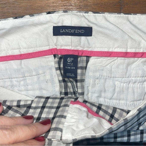 Lands' End Fit 2 Slim Leg Stretch Knit Trouser Pants - Picture 3 of 4